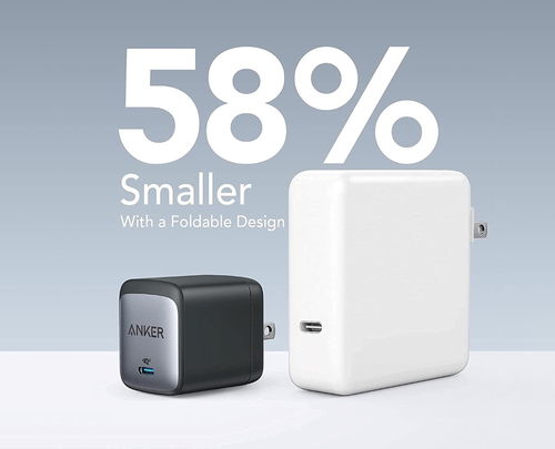 anker微型充電器產(chǎn)品設(shè)計可將筆記本電腦的充電磚壓縮到冰塊大小